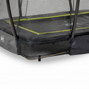 Luchtgaten in de rand van de EXIT Silhouette Ground trampoline