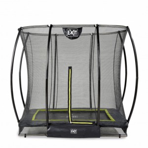 Trampoline EXIT Silhouette Ground met veiligheidsnet 153x214cm (5x7ft)