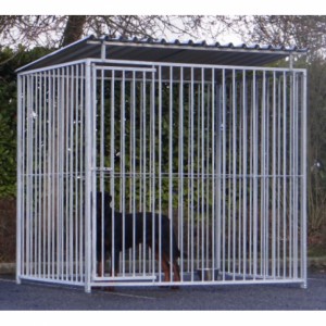 Hondenkennel FLINQ Inclusief dak 2x1.5m