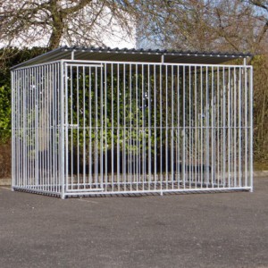 Hondenkennel FLINQ met dak 3x2m