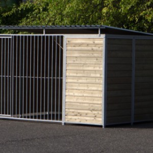 Hondenkennel FORZ Inclusief dak 3x2m