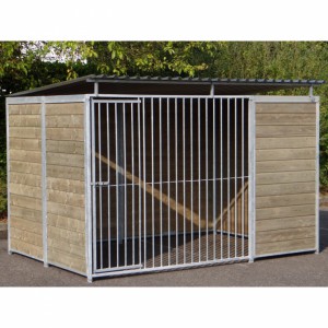 Hondenkennel FORZ Inclusief dak 3x2m