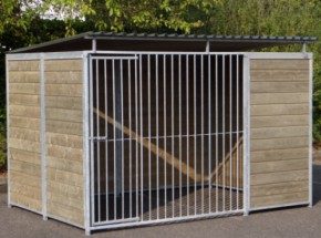 Hondenkennel FORZ Inclusief dak 3x2m