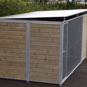 Hondenkennel FORZ Inclusief dak 4x2m