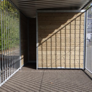 Hondenkennel FIX Inclusief dak 4x2m