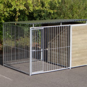 Hondenkennel FIX Inclusief dak 3x2m