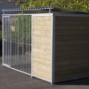 Hondenkennel FIX Inclusief dak 3x1.5m