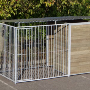 Hondenkennel FIX Inclusief dak 3x1.5m