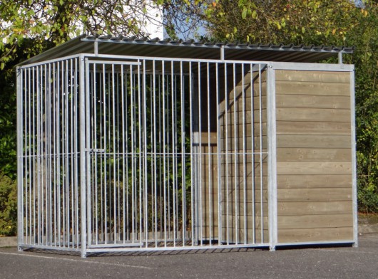 Hondenkennel FIX Inclusief dak 3x1.5m