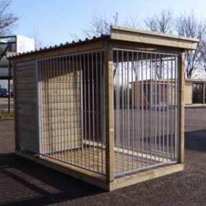 Achterzijde kennel FIX 3x1.5m