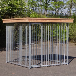 Hondenkennel FLINQ met dak Luxe - douglashout 234x224cm