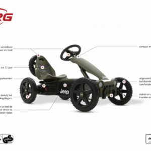 Skelter BERG Rally Jeep Adventure - specificaties