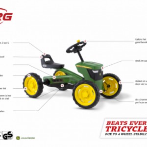 Skelter BERG Buzzy John Deere - specificaties