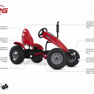 Skelter BERG Case-IH BFR - specificaties XL-frame