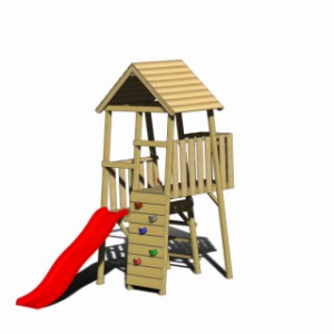 3D-tekening speeltoren Junior Activity Tower