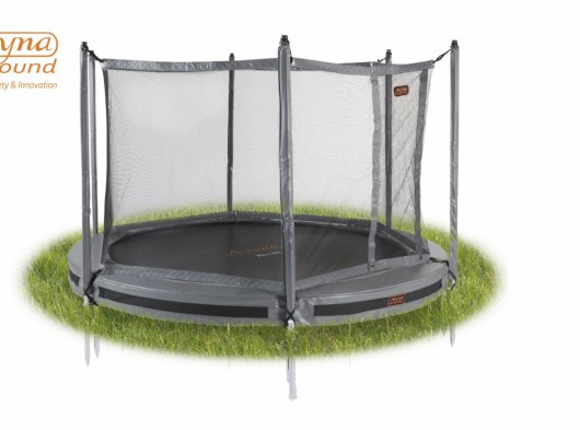 Pro-Line 8 trampoline InGround met safetynet Grijs 2,45m