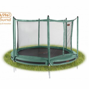 Pro-Line 8 trampoline InGround met veiligheidsnet Groen 2,45m