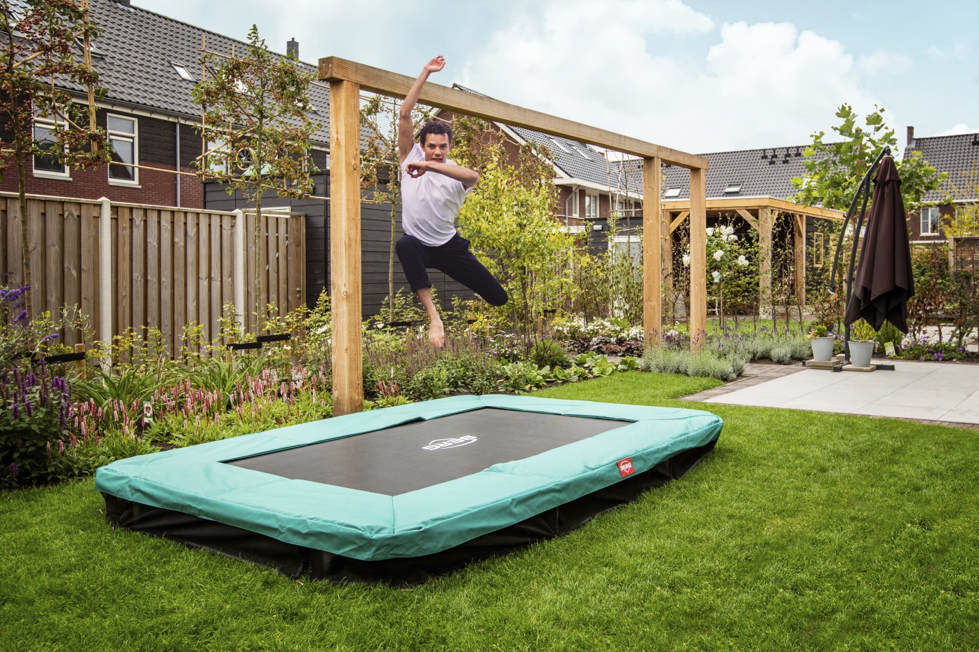 noorden Op het randje schuur Trampoline BERG InGround Ultim Favorit 280