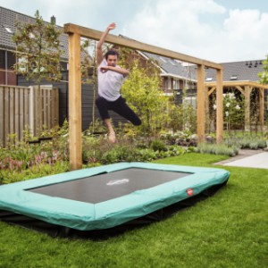 Trampoline BERG InGround Ultim Favorit Groen 280x190cm