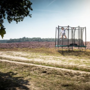 BERG trampoline Ultim Favorit Groen - met veiligheidsnet Comfort 280x190cm