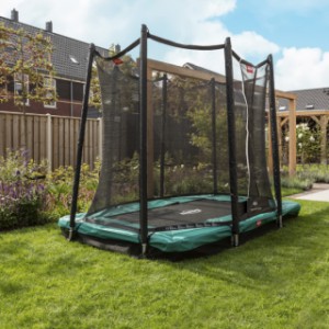 Trampoline BERG InGround Ultim Favorit Zwart- met net Comfort 410x250cm