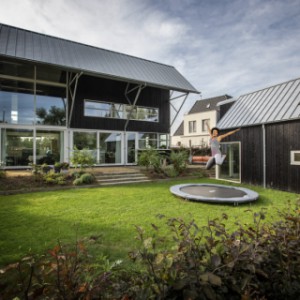 BERG InGround trampoline Favorit Grijs Ø200cm