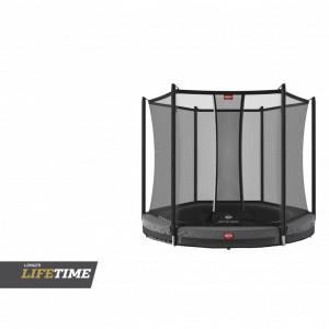 BERG InGround trampoline Favorit Grijs - met net Comfort Ø200cm