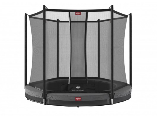 BERG InGround trampoline Favorit Grijs - met net Comfort Ø200cm