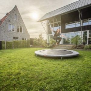 BERG InGround trampoline Favorit Grijs Ø200cm