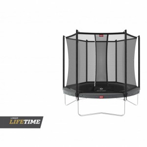BERG trampoline Favorit Grijs - met veiligheidsnet Comfort Ø200cm
