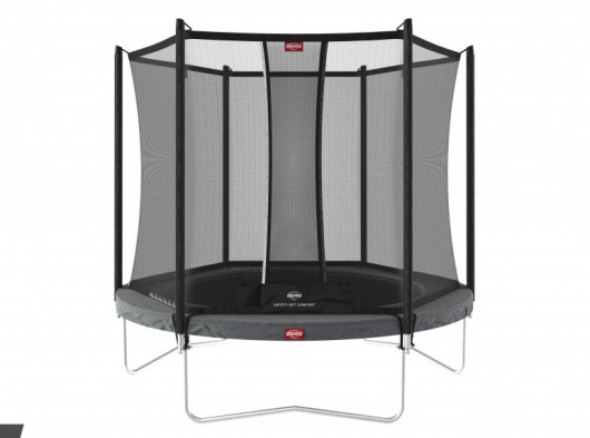 BERG trampoline Favorit Grijs - met veiligheidsnet Comfort Ø330cm