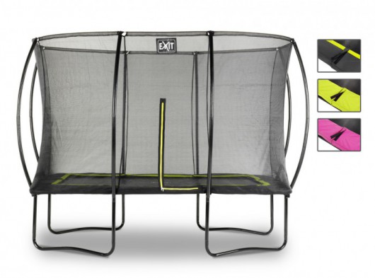 Trampoline EXIT Silhouette met veiligheidsnet 305x214cm (10x7ft)