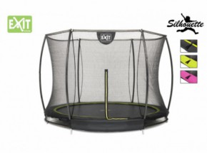 Trampoline EXIT Silhouette 8 Ground met veiligheidsnet Ø244cm (8ft)