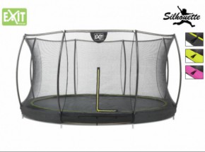 InGround Trampoline EXIT Silhouette 14 | met veiligheidsnet | Ø427cm