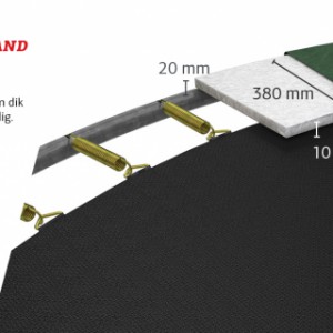 Beschermrand | Trampoline BERG InGround Ultim Favorit