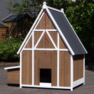 Kippenhok Pip met legnest 160x120x180cm