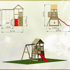 Maten speeltoren Junior Activity Tower