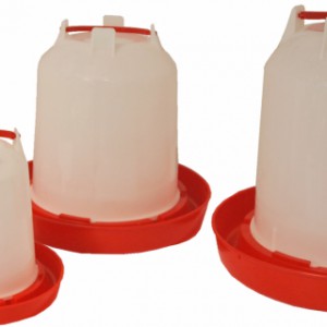 Kunststof kippen drinksilo - 1,5ltr - 3ltr - 6ltr - 11ltr