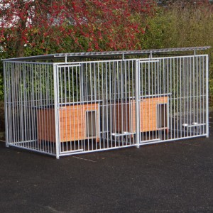 Hondenkennel Flinq Dubbel 2x4 m