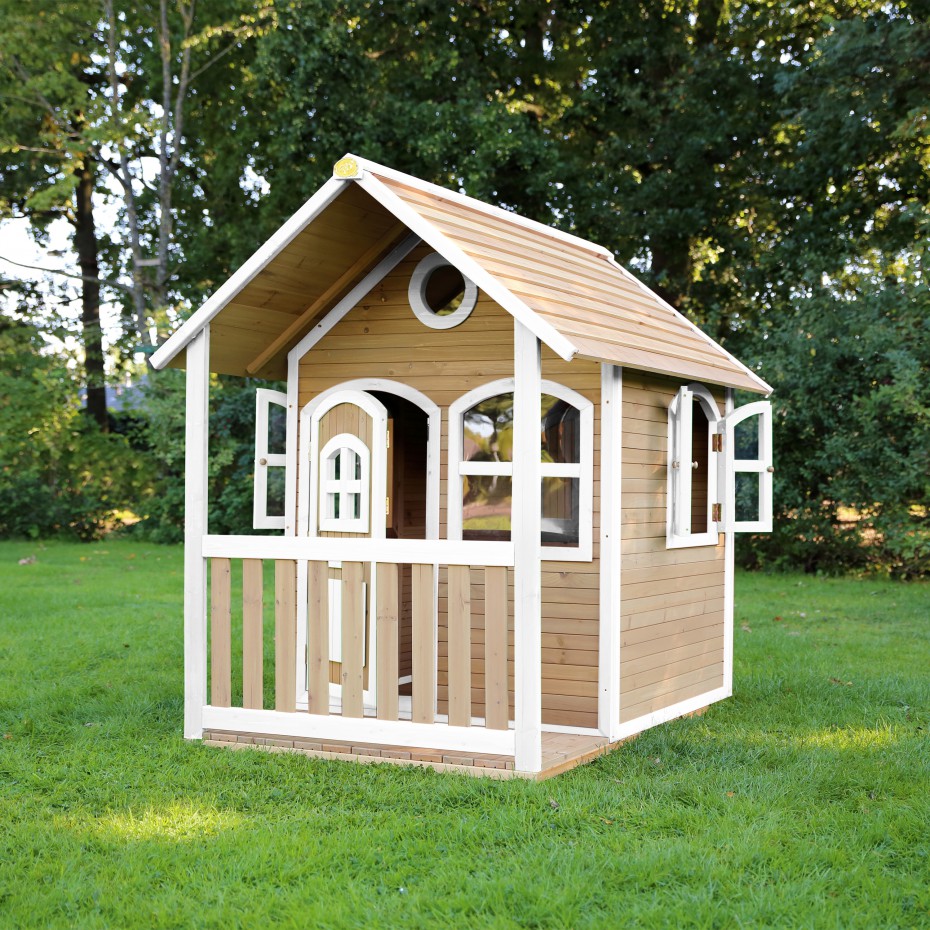 Speelhuisje | Houten speelhuis AXI | Wit