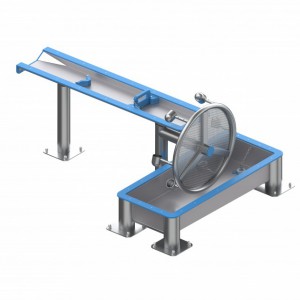 Waterrad Waterspeelplaats - blauw