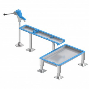 Waterspeelplaats - Modderfabriek Rijn - blauw