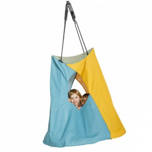 Tentschommel Weoh turquoise/geel