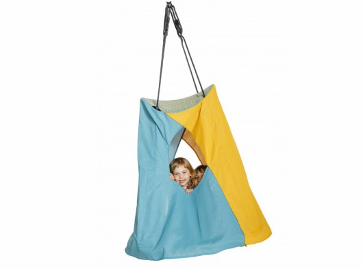 Tentschommel Weoh turquoise/geel