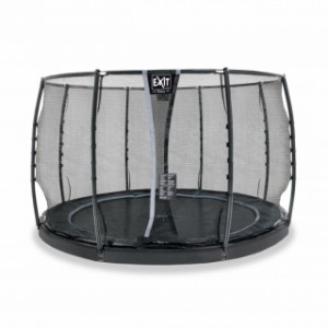 Trampoline EXIT Dynamic Groundlevel met veiligheidsnet Ø305cm