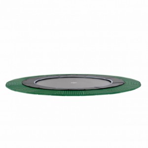 Trampoline EXIT Dynamic Groundlevel met Freezone veiligheidstegels Ø427cm