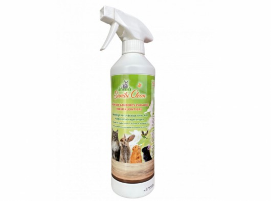 Sanilu Clean 0,5 ltr. | Urine verwijderaar voor konijnenhokken | spuitflacon