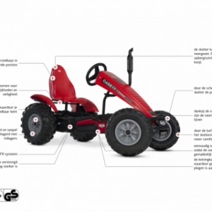 Skelter BERG Case-IH BFR - specificaties XXL-frame