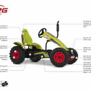 Skelter BERG Claas BFR - specificaties XXL-frame