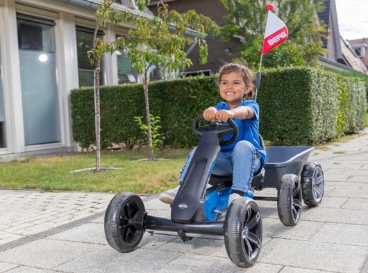 Skelter BERG Reppy Roadster | met aanhanger en vlag